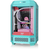 Thermaltake The Tower 250 Mint Strawberry, Tower-Gehäuse mint/beere, Tempered Glass