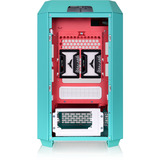 Thermaltake The Tower 250 Mint Strawberry, Tower-Gehäuse mint/beere, Tempered Glass