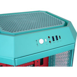 Thermaltake The Tower 250 Mint Strawberry, Tower-Gehäuse mint/beere, Tempered Glass