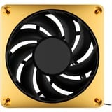 Alphacool Apex Stealth Metal 120mm Lüfter 2000rpm, Gehäuselüfter gold/schwarz, 120 mm