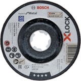 Bosch PRO Metal X-LOCK Schruppscheibe, Ø 115mm, Schleifscheibe Bohrung 22,23mm, A 30 T BF, gekröpft