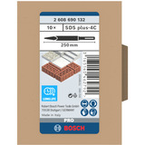 Bosch Professional PRO SDS plus-4C Spitzmeißel, 250mm 10 Stück