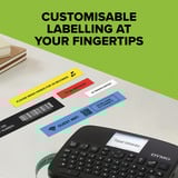 Dymo LabelManager 640 CB, Beschriftungsgerät schwarz, 2202104, Thermotransfer-Druck