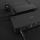 Lindy USB Typ C und Typ A Hybrid Laptop Dockingstation schwarz, DST-Pro, USB Typ C, USB Typ A, 4K