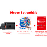  Nintendo Switch 2 mit austauschbarem Akku, Handheld-Konsole  inkl. Sports Resort-Set