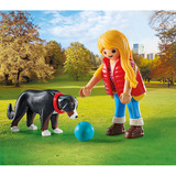 PLAYMOBIL 71738 My Life Frau mit Sennenhund, Konstruktionsspielzeug 