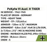 COBI PzKpfw VI Tiger 131, Konstruktionsspielzeug Maßstab 1:48