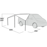 Easy Camp Busvordach Lom Tri Canopy, Sonnensegel grau, Modell 2025