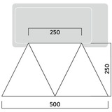 Easy Camp Busvordach Lom Tri Canopy, Sonnensegel grau, Modell 2025