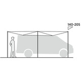 Easy Camp Busvordach Lom Tri Canopy, Sonnensegel grau, Modell 2025