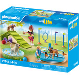 PLAYMOBIL 71745 My Life Hundespielplatz, Konstruktionsspielzeug 