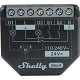 Shelly 2PM Gen4, Relais schwarz, 2er Pack