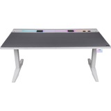 Thermaltake G700 RGB White Gaming Desk, Gaming-Tisch weiß, RGB-LED-Lichtleiste 16,8 Millionen Farben