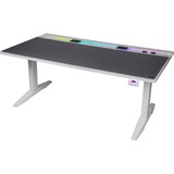 Thermaltake G700 RGB White Gaming Desk, Gaming-Tisch weiß, RGB-LED-Lichtleiste 16,8 Millionen Farben