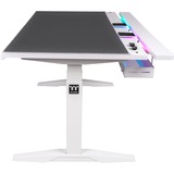 Thermaltake G700 RGB White Gaming Desk, Gaming-Tisch weiß, RGB-LED-Lichtleiste 16,8 Millionen Farben