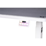 Thermaltake G700 RGB White Gaming Desk, Gaming-Tisch weiß, RGB-LED-Lichtleiste 16,8 Millionen Farben
