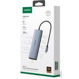 UGREEN CM498 10-in-1 USB-C Hub, Dockingstation silber