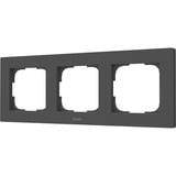 Aqara Switch Frame H2 EU (3-Gang), Einbaurahmen grau, 3-Fach-Rahmen