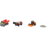 SIKU 6329 SUPER Geschenkset Straßenbau, Spielfahrzeug 