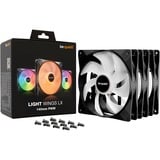 be quiet! Light Wings LX 140mm PWM Triple Pack, Gehäuselüfter schwarz, 3er-Pack, 140 mm