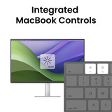 BenQ MA270UP für MacBook, LED-Monitor 68.6 cm (27 Zoll), silber, UltraHD/4K, IPS, HDMI, USB-C, USB-Hub