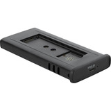 DeLOCK USB-C 40 Gbps für M.2 NVMe PCLe SSD mit Lüfter, Laufwerksgehäuse grau/schwarz, werkzeugfrei