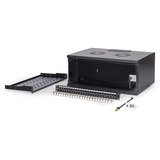 Digitus Netzwerk-Set SOHO Pro 19" 540x400 mm (BxT), IT-Schrank schwarz, unmontiert, 4 Höheneinheiten