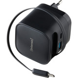 Intenso Power Adapter W65ACIC GaN, Ladegerät schwarz, 65W