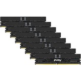 Kingston FURY DIMM 128 GB DDR5-6400 (8x 16 GB) Octa-Kit ECC, Arbeitsspeicher schwarz, KF564R32RBK8-128, Renegade Pro, Registred, INTEL XMP
