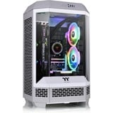 Thermaltake The Tower 300 Limestone, Tower-Gehäuse hellgrau, Tempered Glass