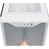 Corsair 3200D RS ARGB White, Tower-Gehäuse weiß, Tempered Glass 