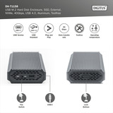 Digitus DA-71158 USB M.2 SSD , Laufwerksgehäuse aluminium, NVMe 40Gbps USB 4.0