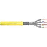 Digitus Professional Cat.7a S/FTP Verlegekabel simplex, Dca gelb, 1.000 Meter Trommel