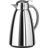 Emsa CAMPO Isolierkanne, 1 Liter chrom, QUICK TIP Verschluss