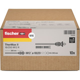 fischer Abstandsmontagesystem TherMax II 16/250 M12 R (10), Dübel nichtrostender Stahl