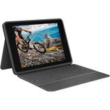Apple iPad 10,2" (256 GB) Generalüberholt, Tablet-PC grau, Inkl. Logitech Rugged Folio DE (schwarz)