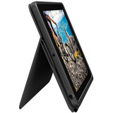 Apple iPad 10,2" (256 GB) Generalüberholt, Tablet-PC grau, Inkl. Logitech Rugged Folio DE (schwarz)