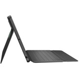 Apple iPad 10,2" (256 GB) Generalüberholt, Tablet-PC grau, Inkl. Logitech Rugged Folio DE (schwarz)