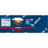 Bosch Professional Expert C470 Schleifblatt, Ø 150mm, K100 Multilochung 50 Stück, für Exzenterschleifer