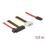 DeLOCK Adapterkabel SAS SFF-8482 > SATA 7Pin 50cm
