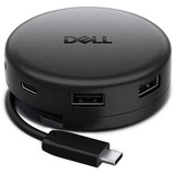 Dell Pro 7-in-1 USB-C Reise Dock DA326, Dockingstation schwarz