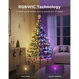 Govee Christmas Sparkle String Lights , Lichterkette 20 Meter