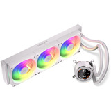 Krux HydroGlance 360 LCD White, Wasserkühlung weiß