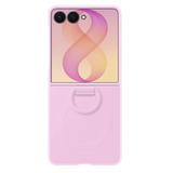 Samsung Silicone Ring Magnet Case, Handyhülle rosa, für Galaxy Z Flip8