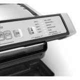 Tefal Optigrill Deluxe GC707D, Kontaktgrill silber/schwarz, 2.000 Watt