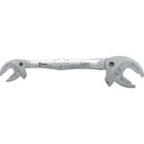 Wera 6006 Joker S / L - Selbstjustierender Doppelmaulschlüssel, Schraubenschlüssel silber, SW 10 - 19mm und 1/2" - 3/4"
