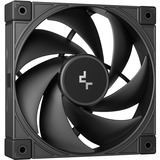 DeepCool CL6600, Tower-Gehäuse schwarz/holz, Tempered Glass