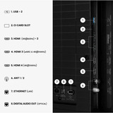 Hisense ULED 65E8S MiniLED, QLED-Fernseher 164 cm (65 Zoll), schwarz/dunkelgrau, UltraHD/4K, Triple Tuner, Subwoofer, 144Hz Panel
