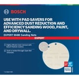 Bosch Professional Expert M480 Netzstruktur-Schleifblatt Ø 125mm, K400 50 Stück, für Exzenterschleifer