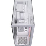 Corsair 3500X LX-R RGB , Tower-Gehäuse weiß, Tempered Glass x 2